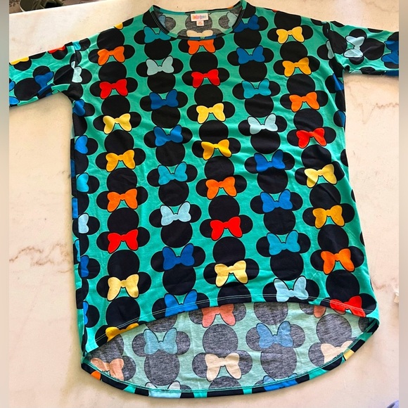 LuLaRoe Tops - Lularoe Women’s Minnie Mouse Disney Irma Top Shirt Size XS